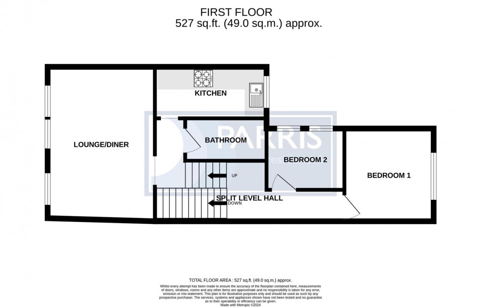 Floorplan for Dallin Road, London