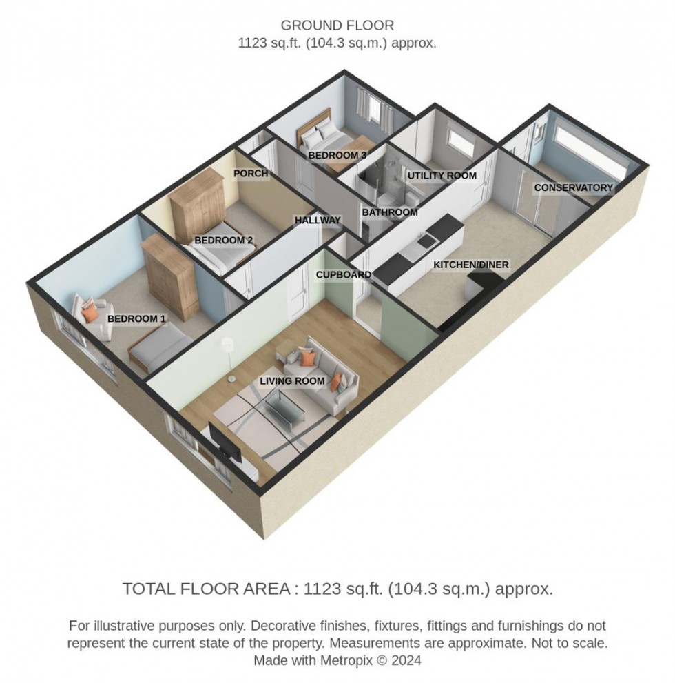 Floorplan for Bowford Avenue, Bexleyheath