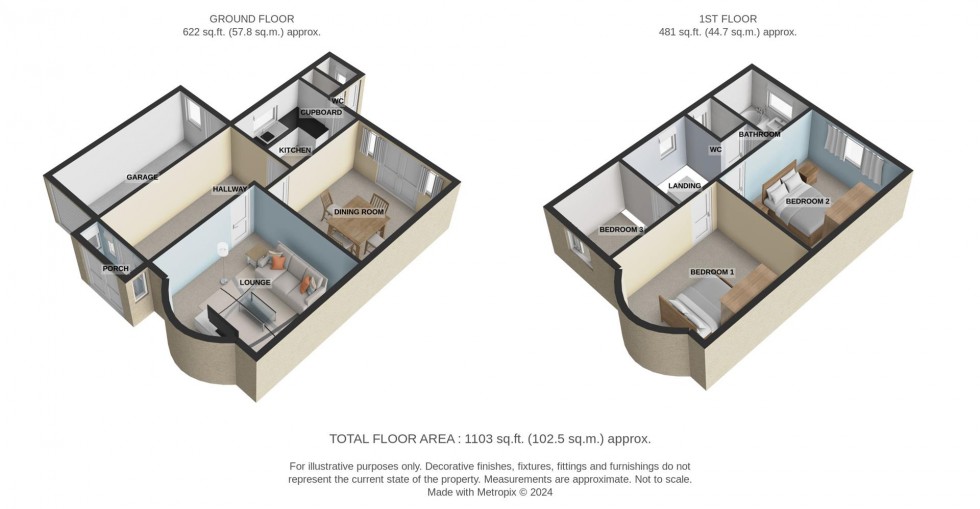 Floorplan for Latham Road, Bexleyheath