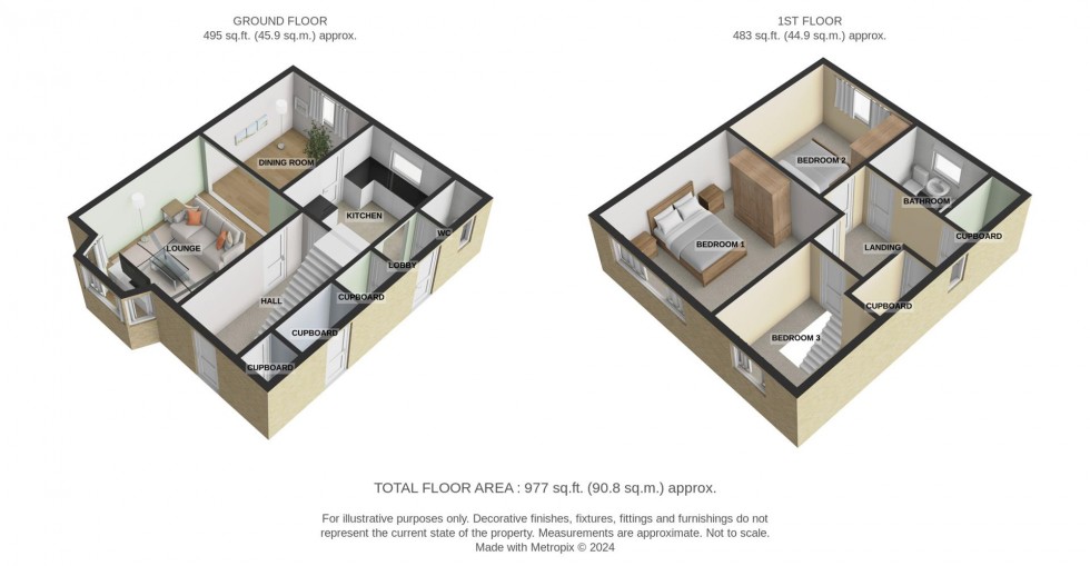 Floorplan for Broomfield Road, Bexleyheath