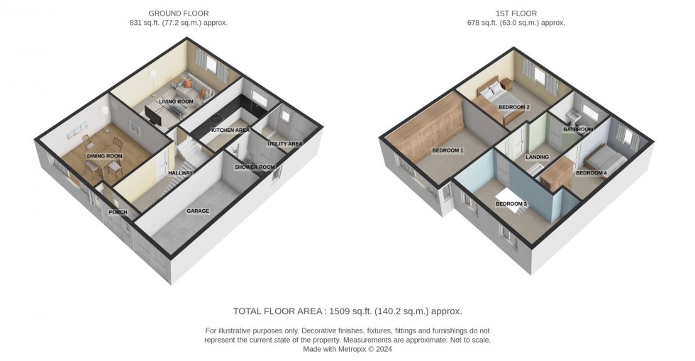 Floorplan for Pickford Close, Bexleyheath