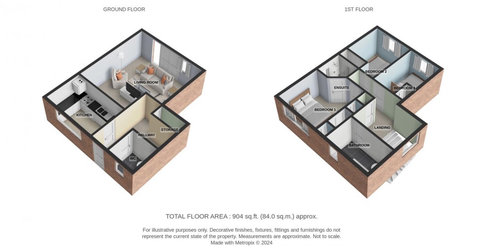 Floorplan for Wellington Avenue, Sidcup