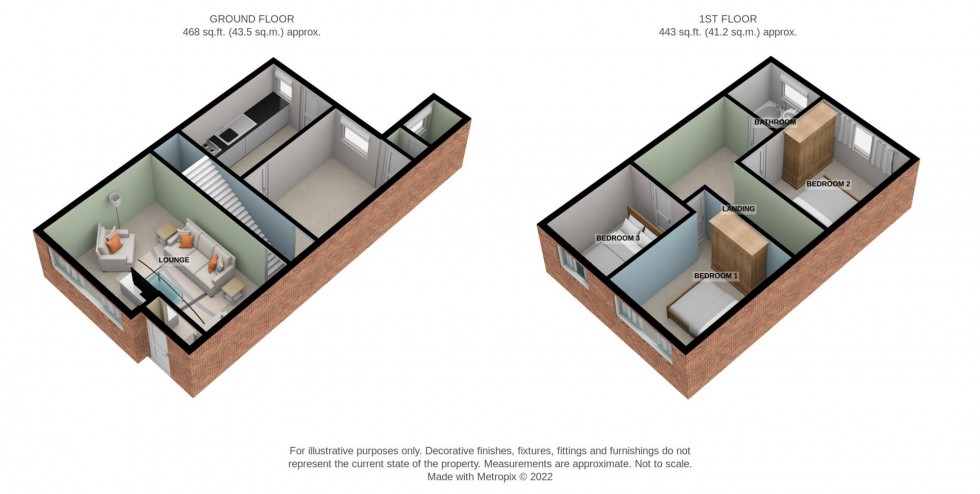 Floorplan for Mount Pleasant Walk, Bexley