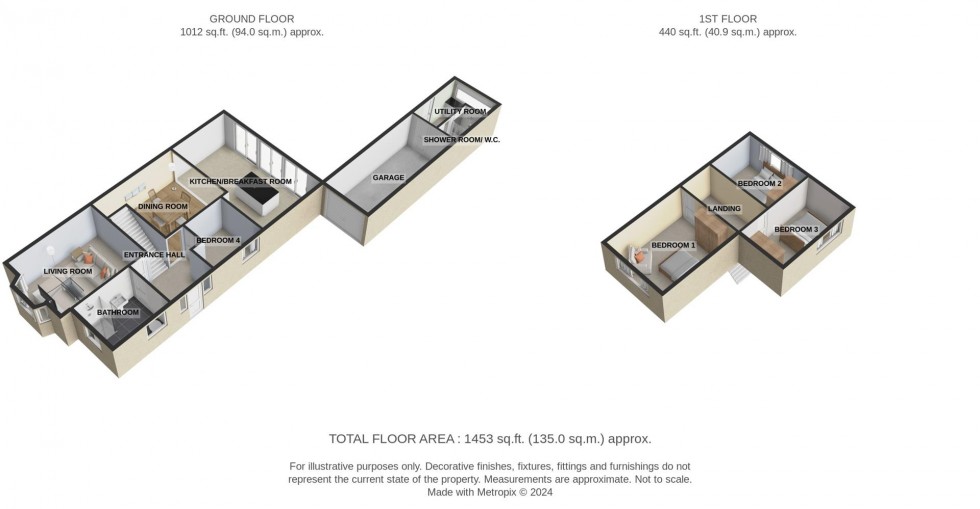 Floorplan for Nursery Avenue, Bexleyheath