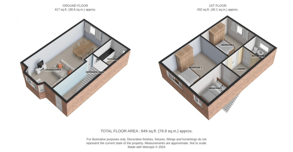 Floorplan for Sparrows Lane, New Eltham