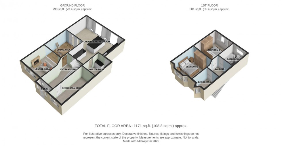 Floorplan for Berkeley Avenue, Bexleyheath