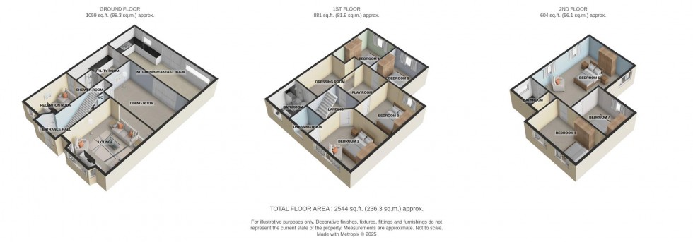 Floorplan for Danson Crescent, Welling