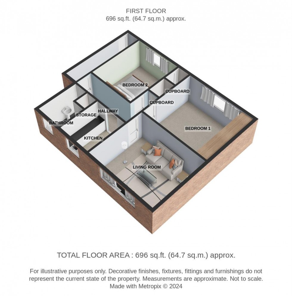 Floorplan for Valley Road, Erith